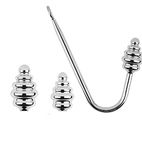 Set Hook 8826 GreatBenefit Screw-in Anal Ribbed 0314